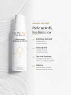 Beneficiile exfoliantului IconLash: exfoliere delicată, textură fină, ten mai luminos și hidratare